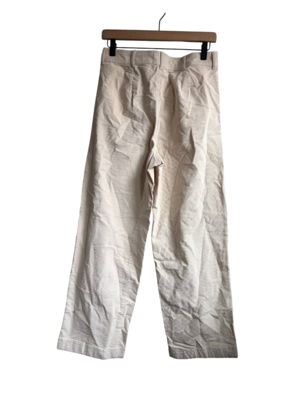 NWT Everlane The Corduroy Wide Leg Pant Size 8 High Rise Cream - Picture 7 of 7